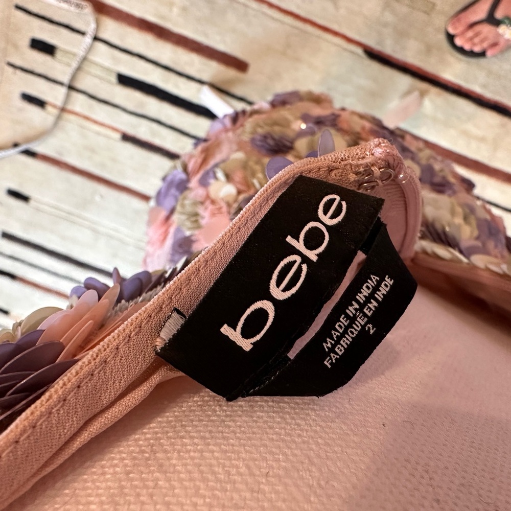 Collective Bebe Sequin Spaghetti Strap Dress Size… - image 2